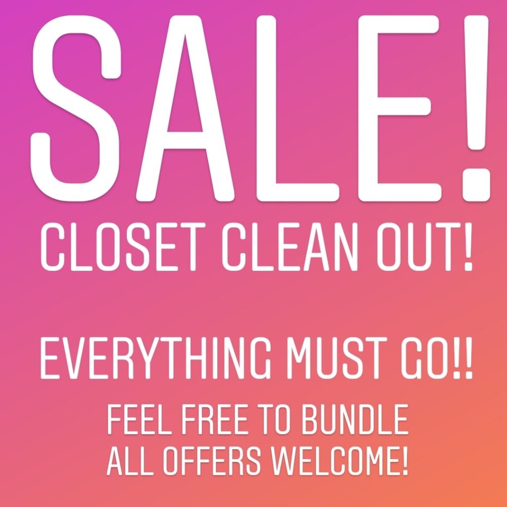 Closet clean out!